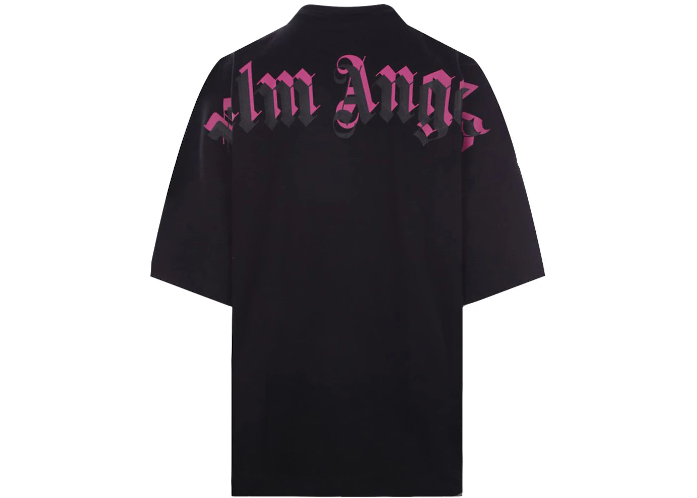 Palm Angels Oversized Double Logo T-shirt Black
