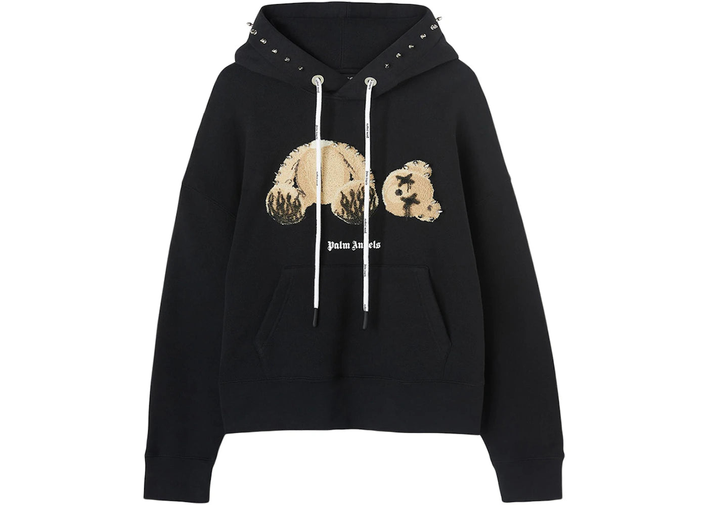 Palm Angels PA Punk Bear Hoodie Black/Brown