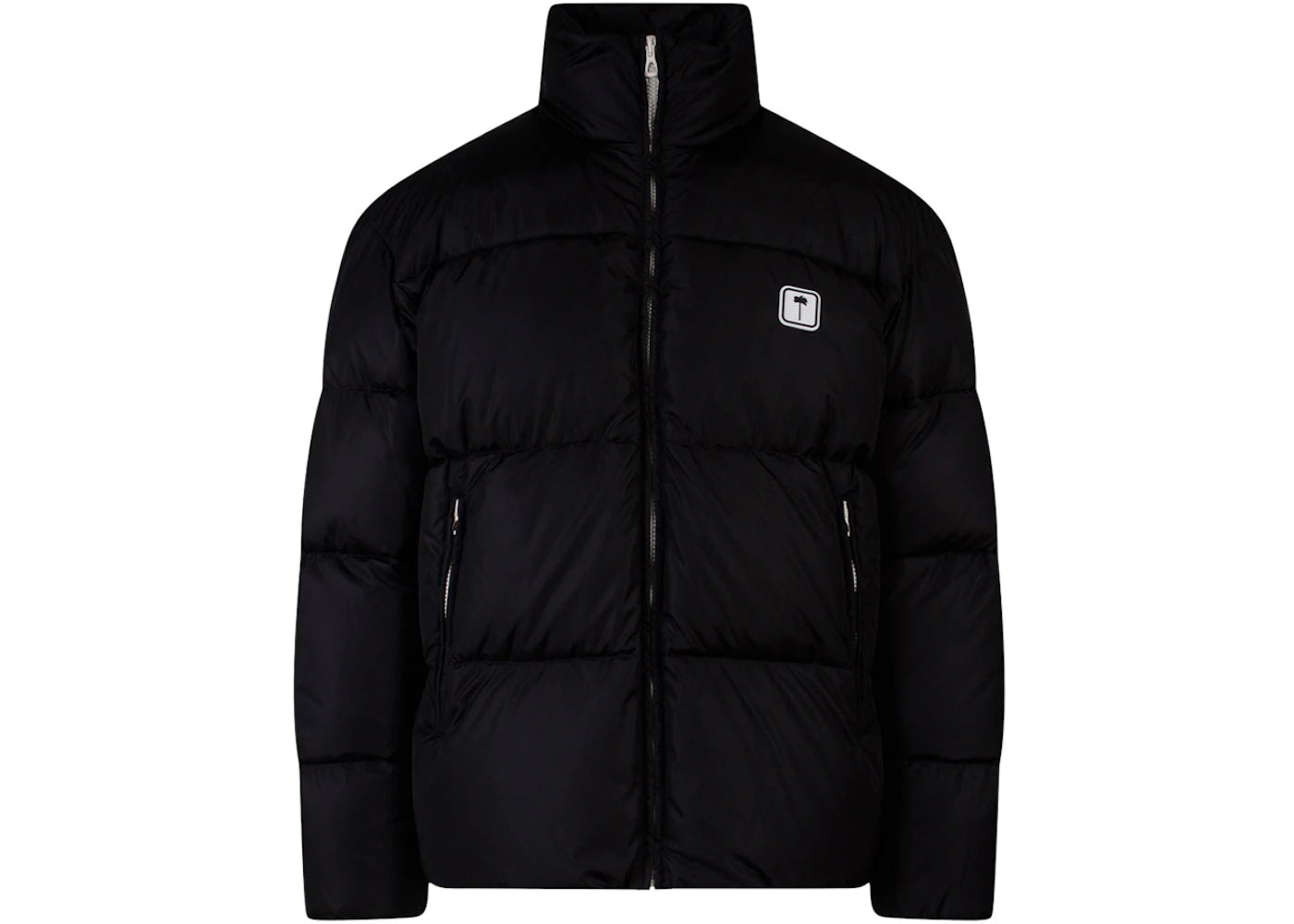 Palm Angels PXP Patch PA Logo Print Jacket Black/White