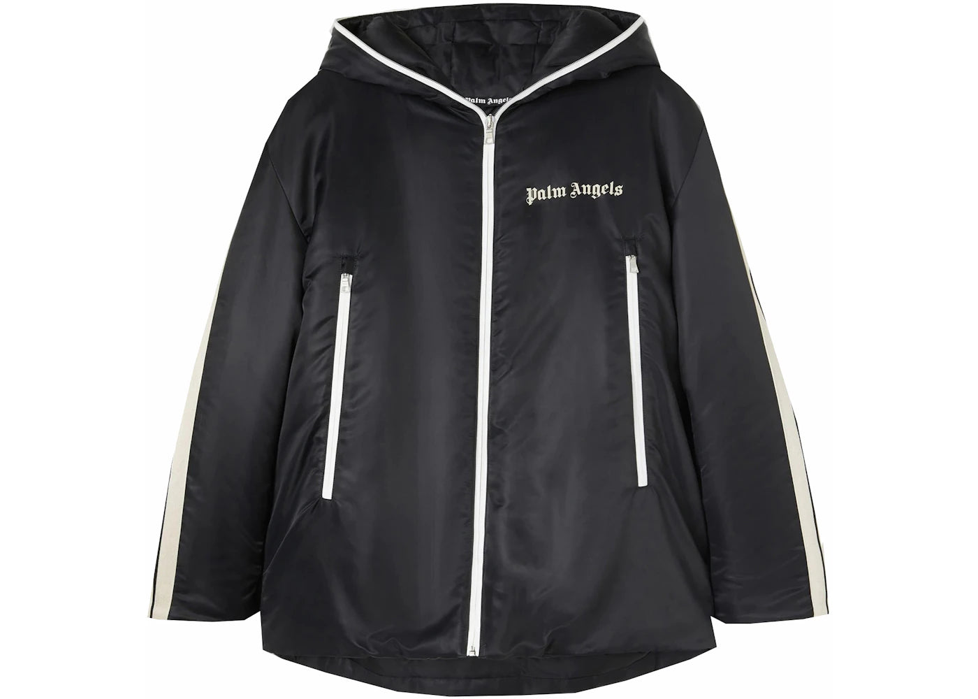 Palm Angels Padded Track Jacket Black/White