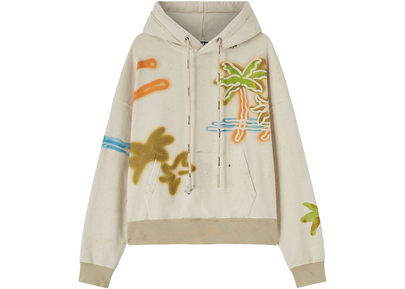 Palm Angels Palm Neon Hoodie Off-White/Multi