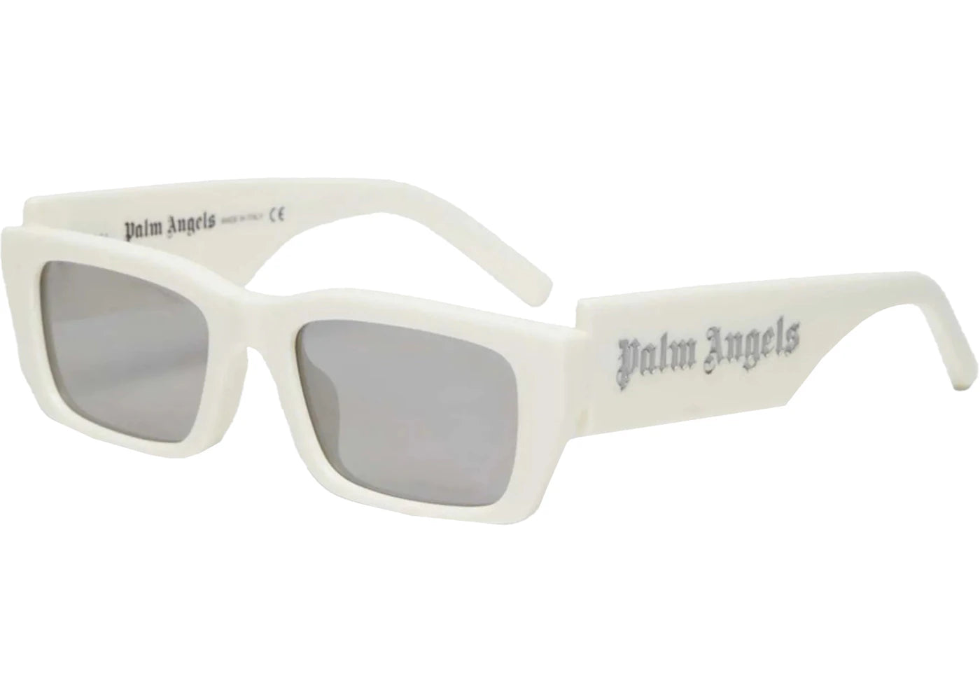 Palm Angels Palm Sunglasses White Mirror/Silver