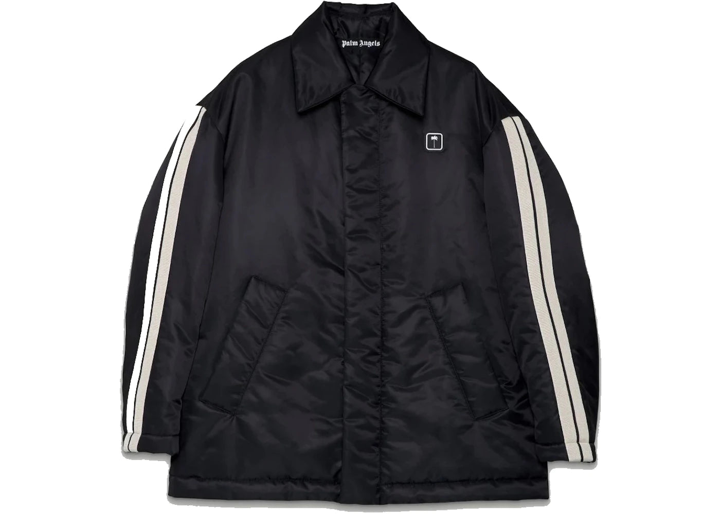 Palm Angels Palm Tree Puffer Jacket Black