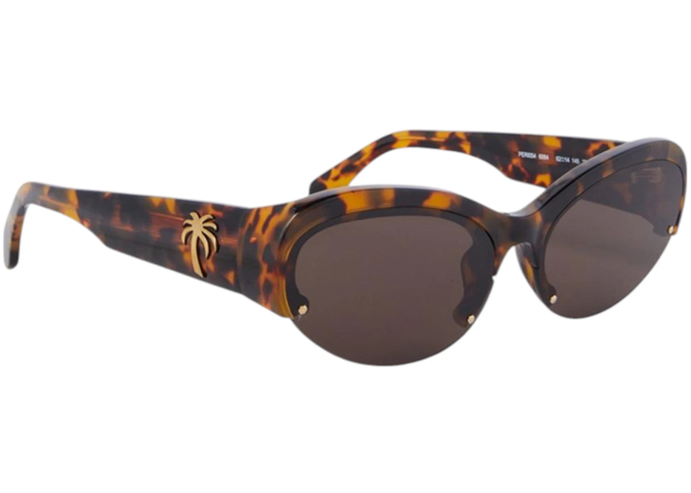 Palm Angels Palmdale Sunglasses Havana Brown (PERI054S24PLA0016064)