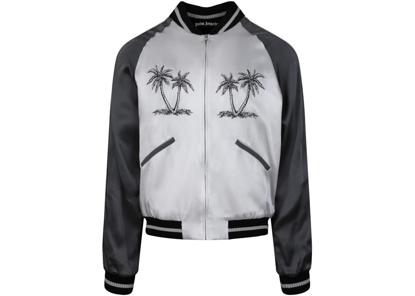 Palm Angels Palms Souvenir Jacket Grey/Anthracite