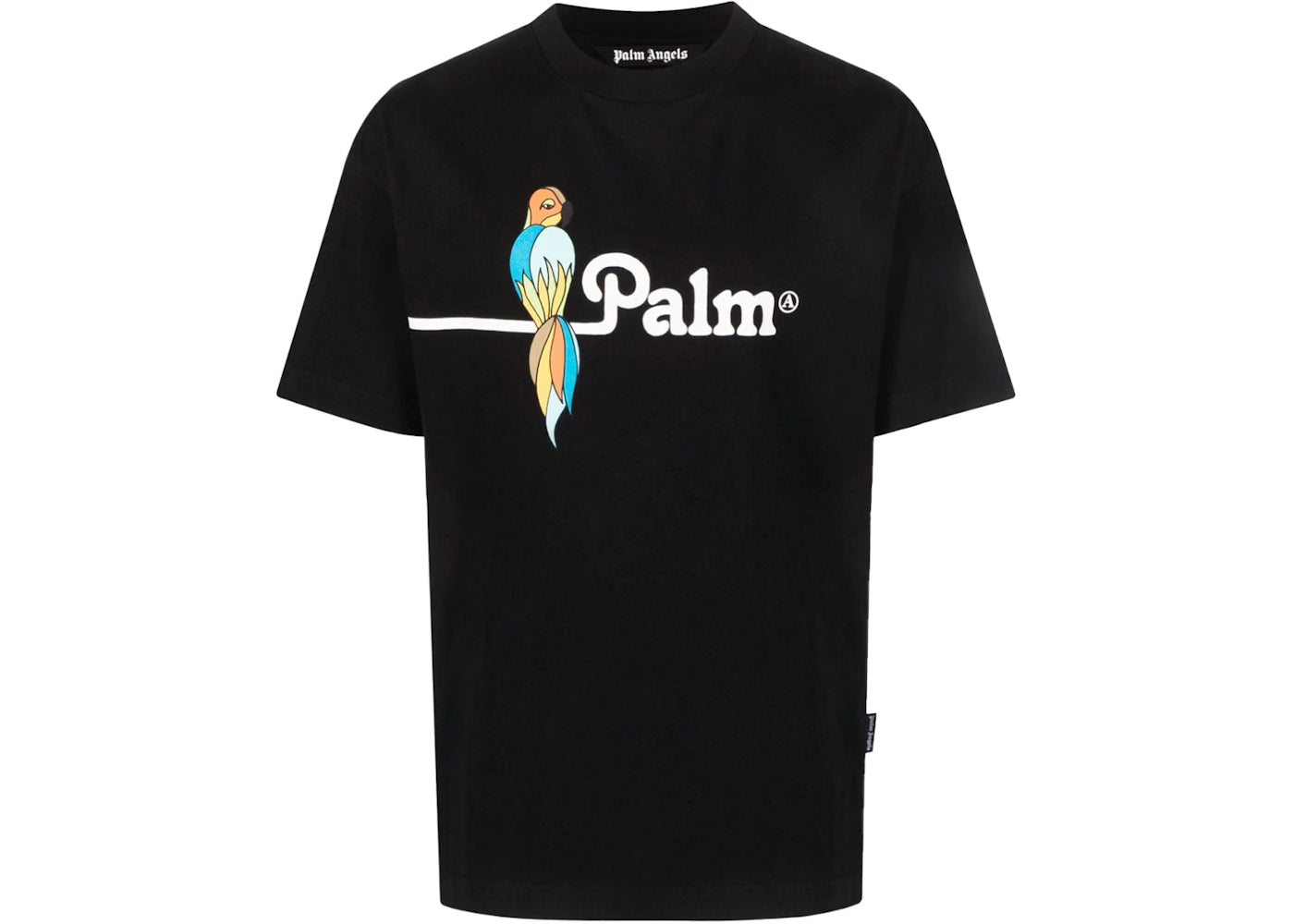 Palm Angels Parrot Logo T-Shirt Black/White/Multi