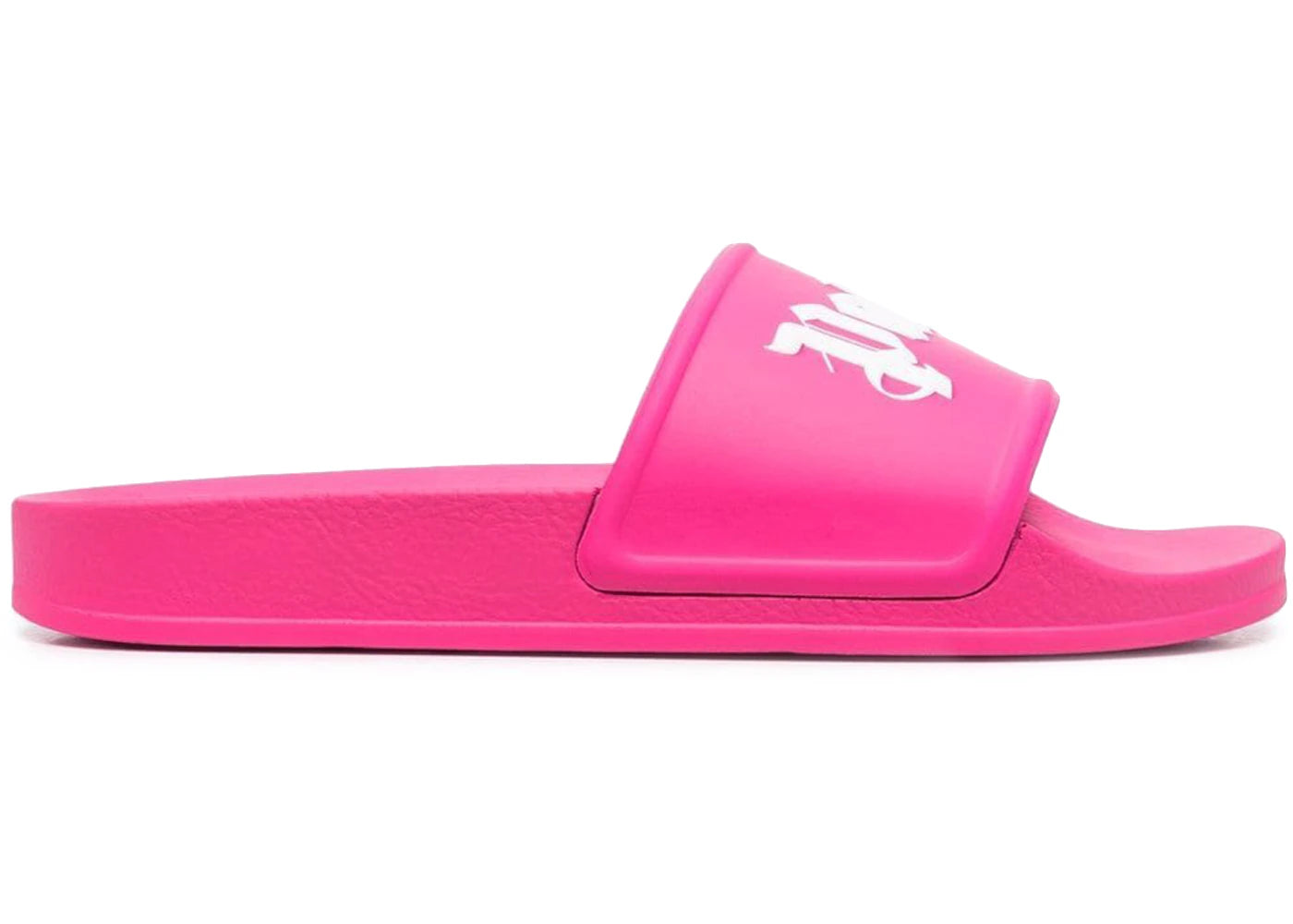 Palm Angels Pool Slides Fuschia White (Women's)