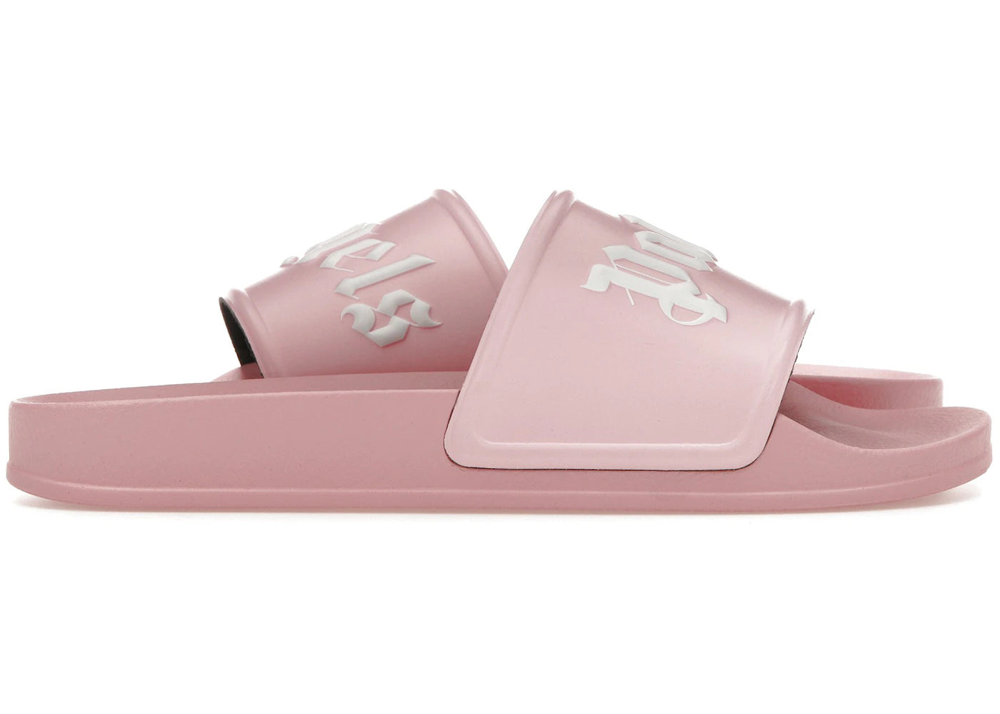 Palm Angels Pool Slides Soft Pink White (Women's)