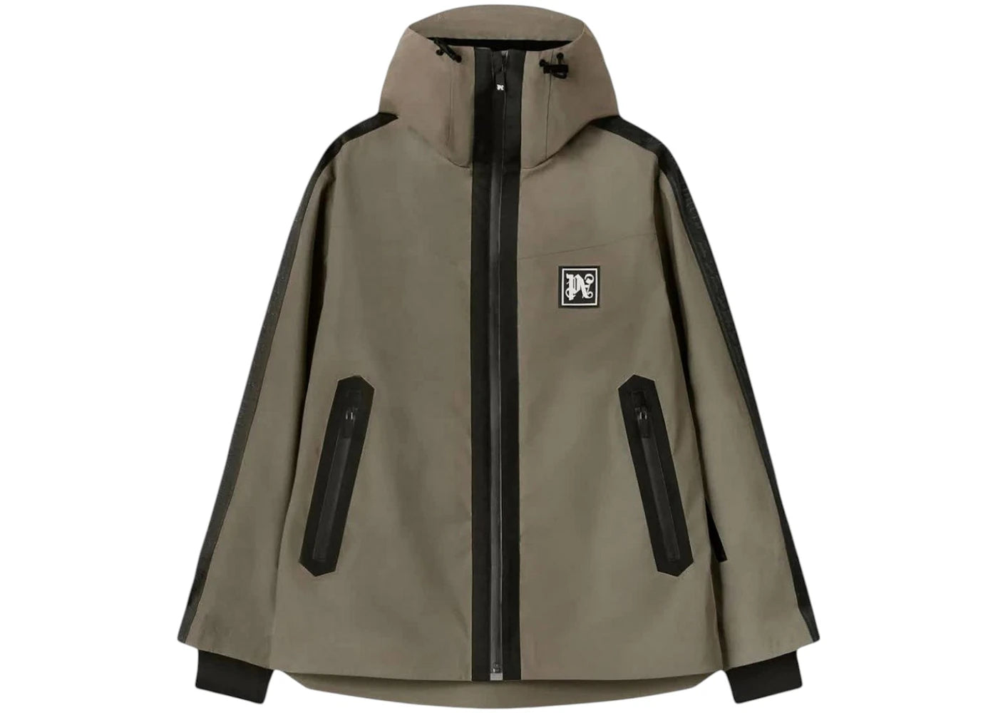 Palm Angels Reflective Ski Jacket Green