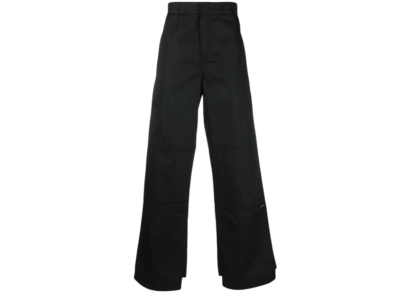 Palm Angels Reversed Waistband Chino Flare Pant Black