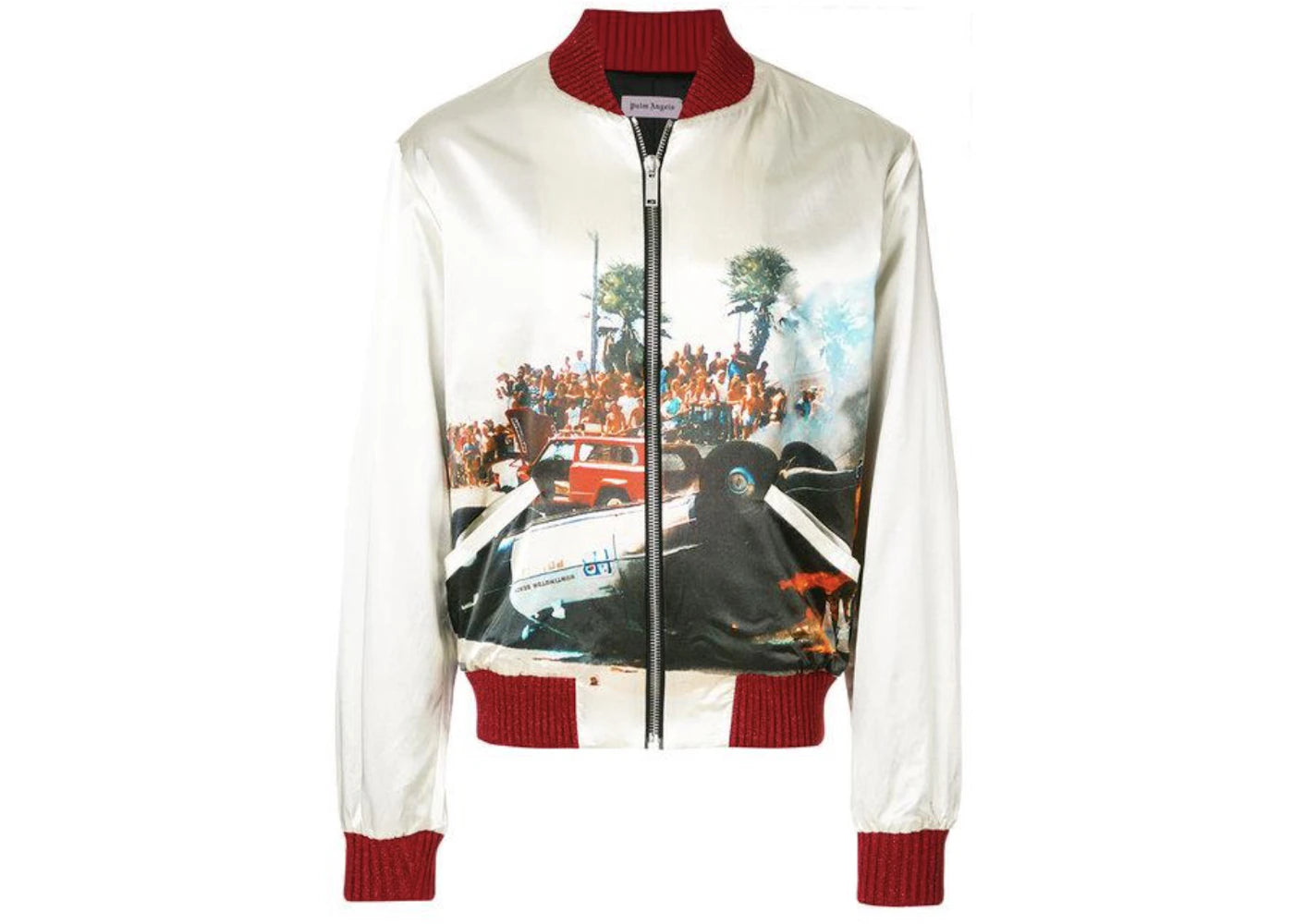 Palm Angels Riot Souvenir Jacket Off-White/Multi – Side Kicks