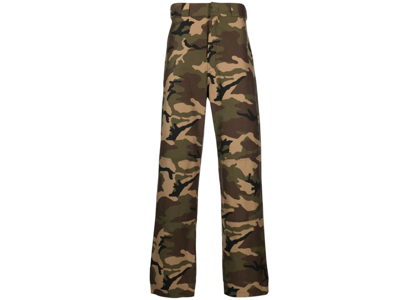 Palm Angels Sartorial Waistband Camo Workpants Green