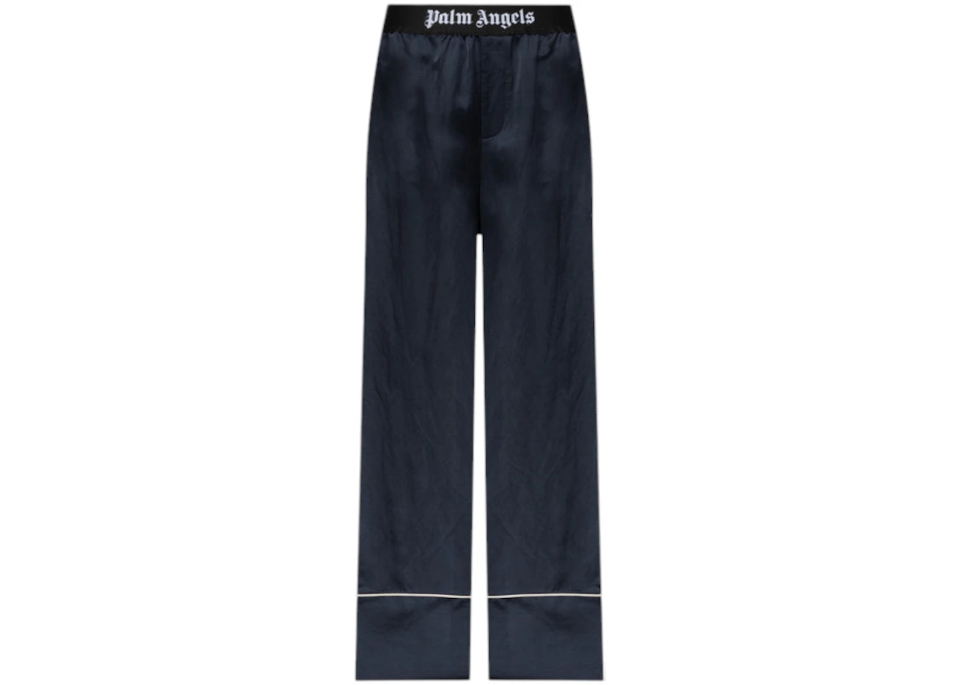 Palm Angels Satin Pajama Pants Black