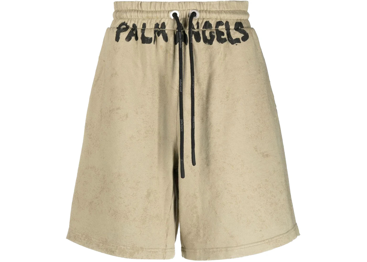 Palm Angels Seasonal Logo Sweatshorts Military/Black