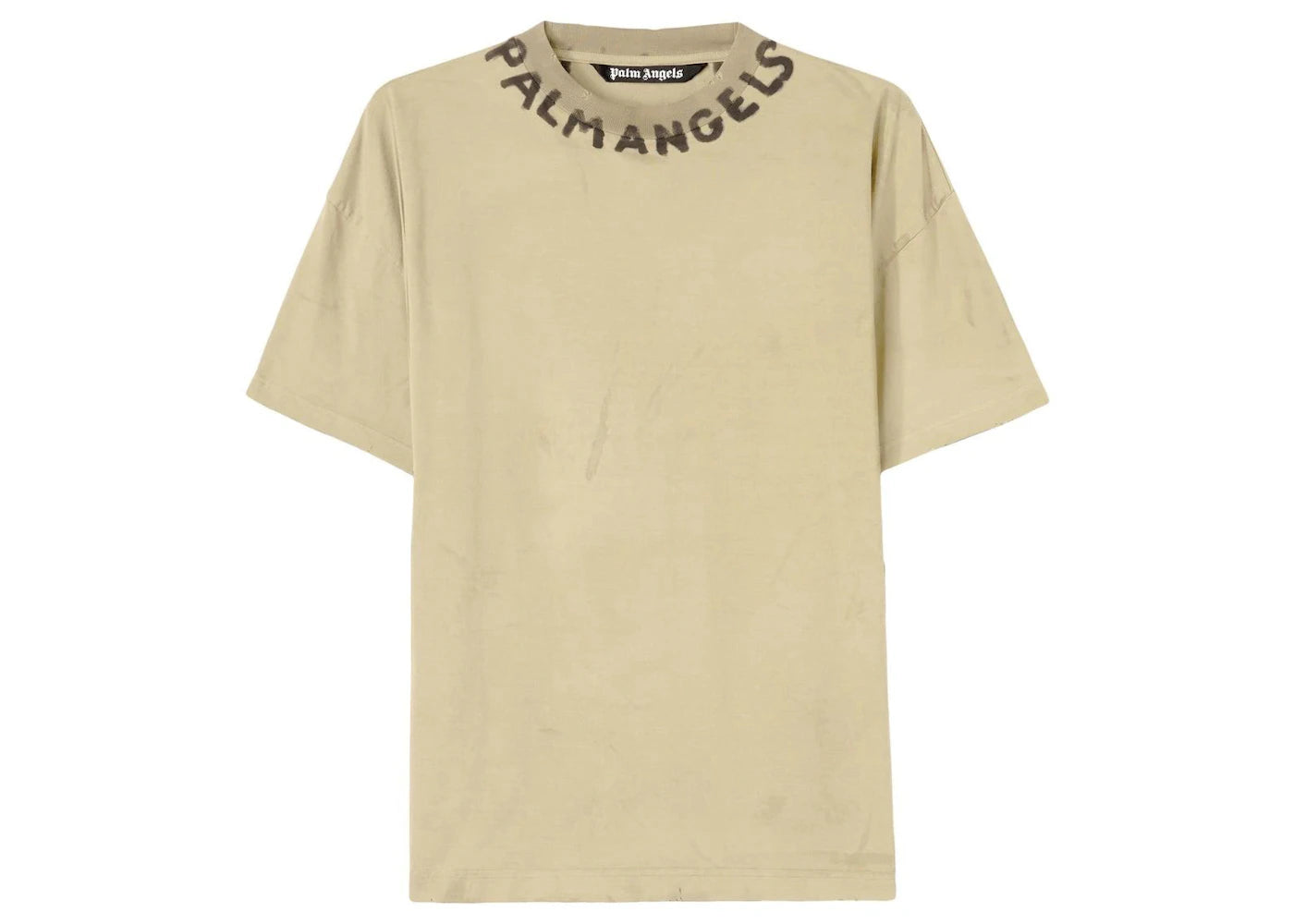 Palm Angels Seasonal Logo T-Shirt Sand Brown/Black