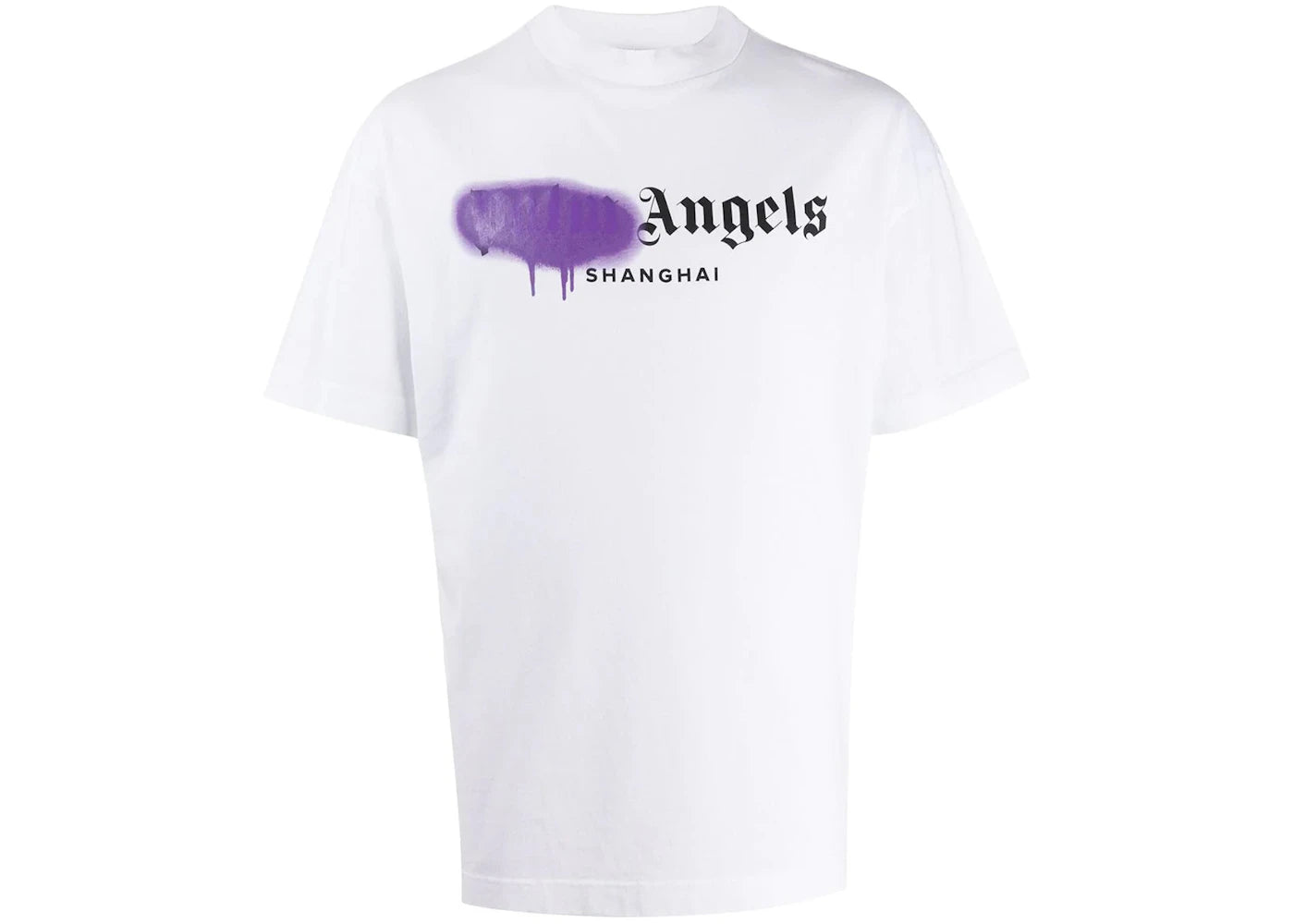 Palm Angels Shanghai Sprayed Logo T-shirt White