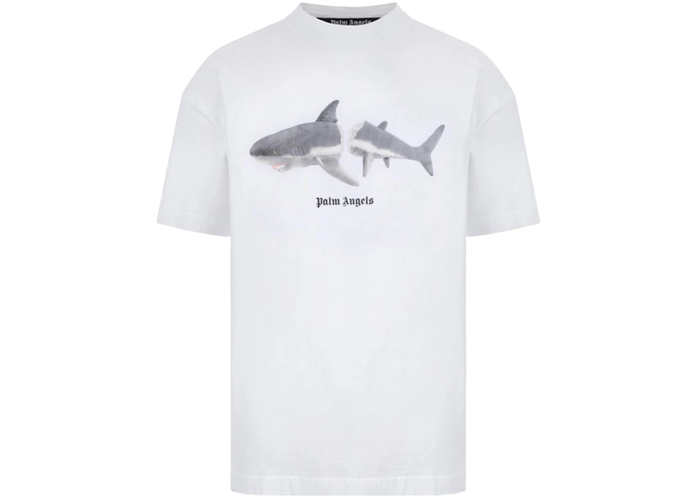 Palm Angels Shark T-Shirt White/Black