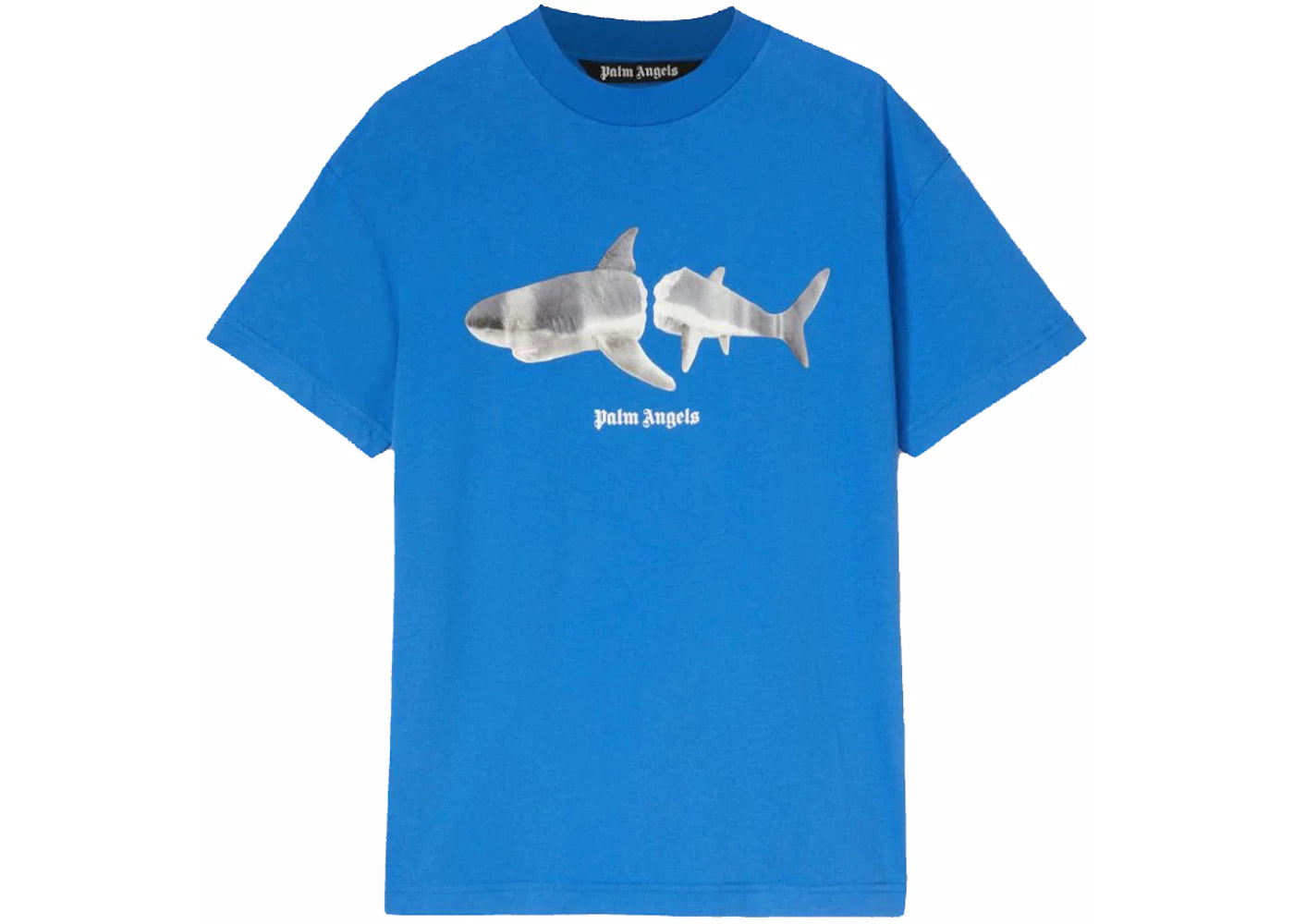 Palm Angels Shark T-shirt Blue/White
