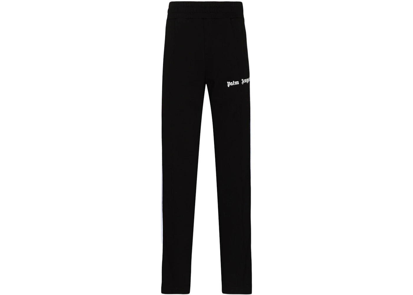 Palm Angels Side Stripe Straight Leg Track Pants Black/White