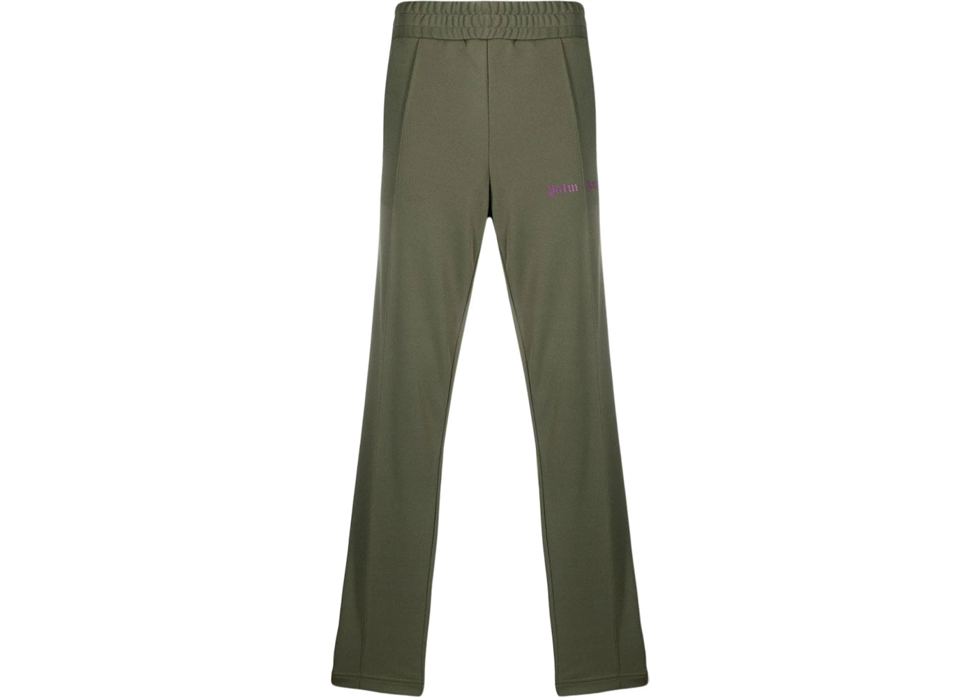 Palm Angels Side Stripe Track Pants Military Green/Purple