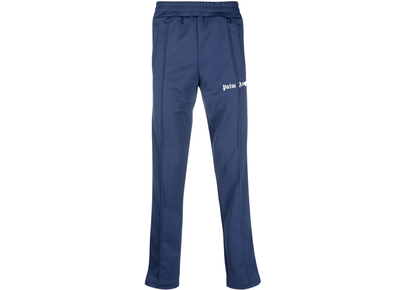 Palm Angels Side Stripe Track Pants Navy Blue/White
