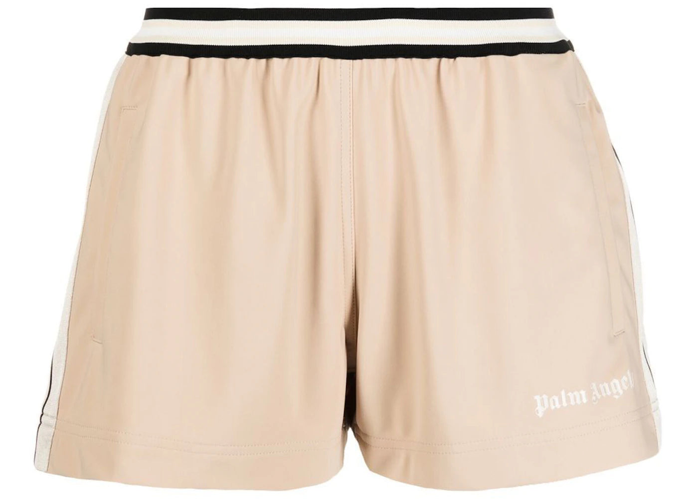 Palm Angels Side Stripe Track Shorts Peach Orange