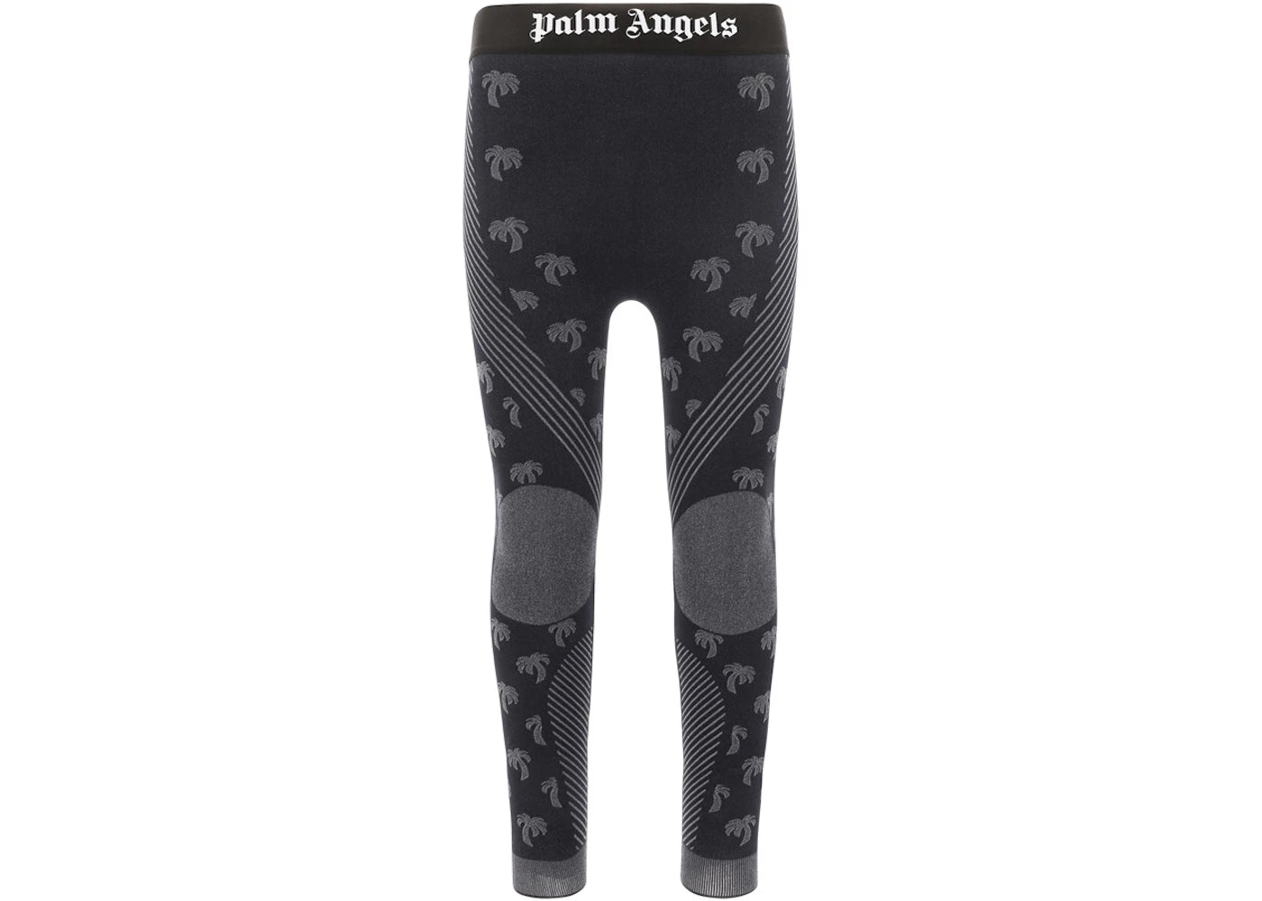 Palm Angels Ski Base Layer Bottoms Black/White