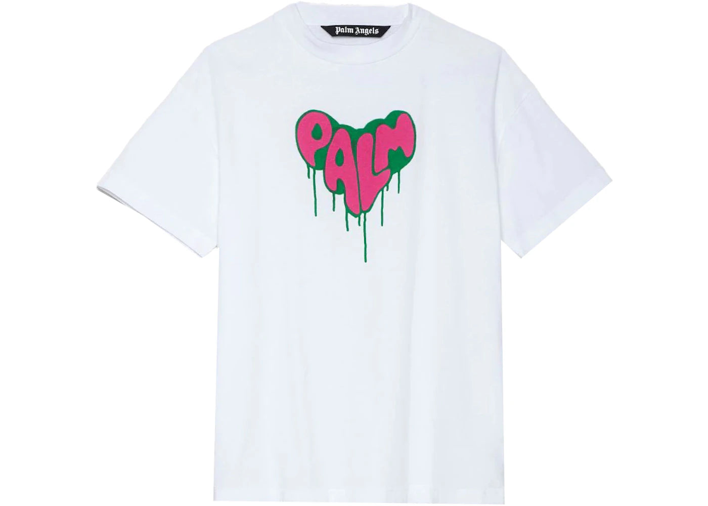 Palm Angels Spray Heart T-shirt White