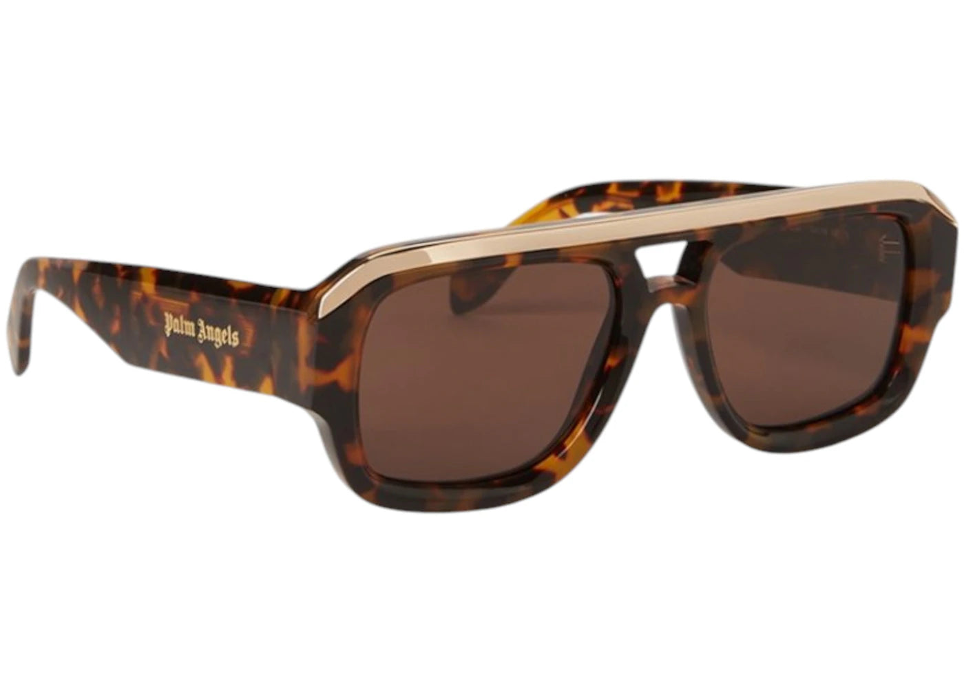 Palm Angels Stockton Sunglasses Havana Brown (PERI062S24PLA0016064)