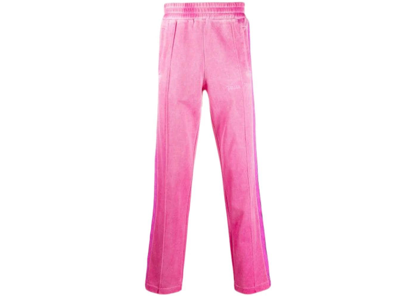 Palm Angels Straight Leg Side Stripe Track Pants Pink