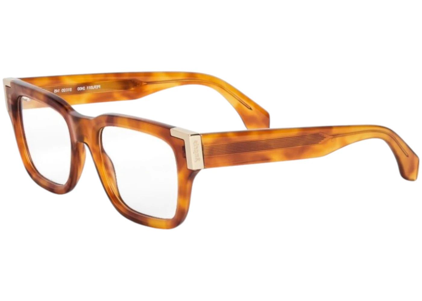 Palm Angels Style 11 Eyeglasses Light Havana Clear Lens (PERJ011F24PLA0012400)