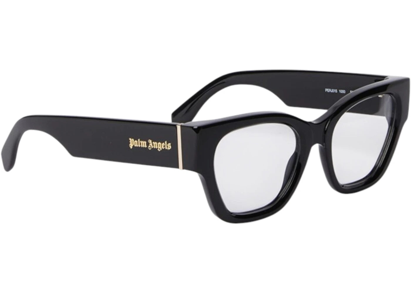 Palm Angels Style 15 Eyeglasses Black Clear Lens (PERJ015S25PLA0011000)
