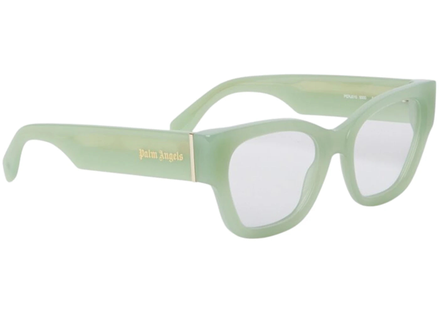Palm Angels Style 15 Eyeglasses Light Green Clear Lens (PERJ015S25PLA0015000)