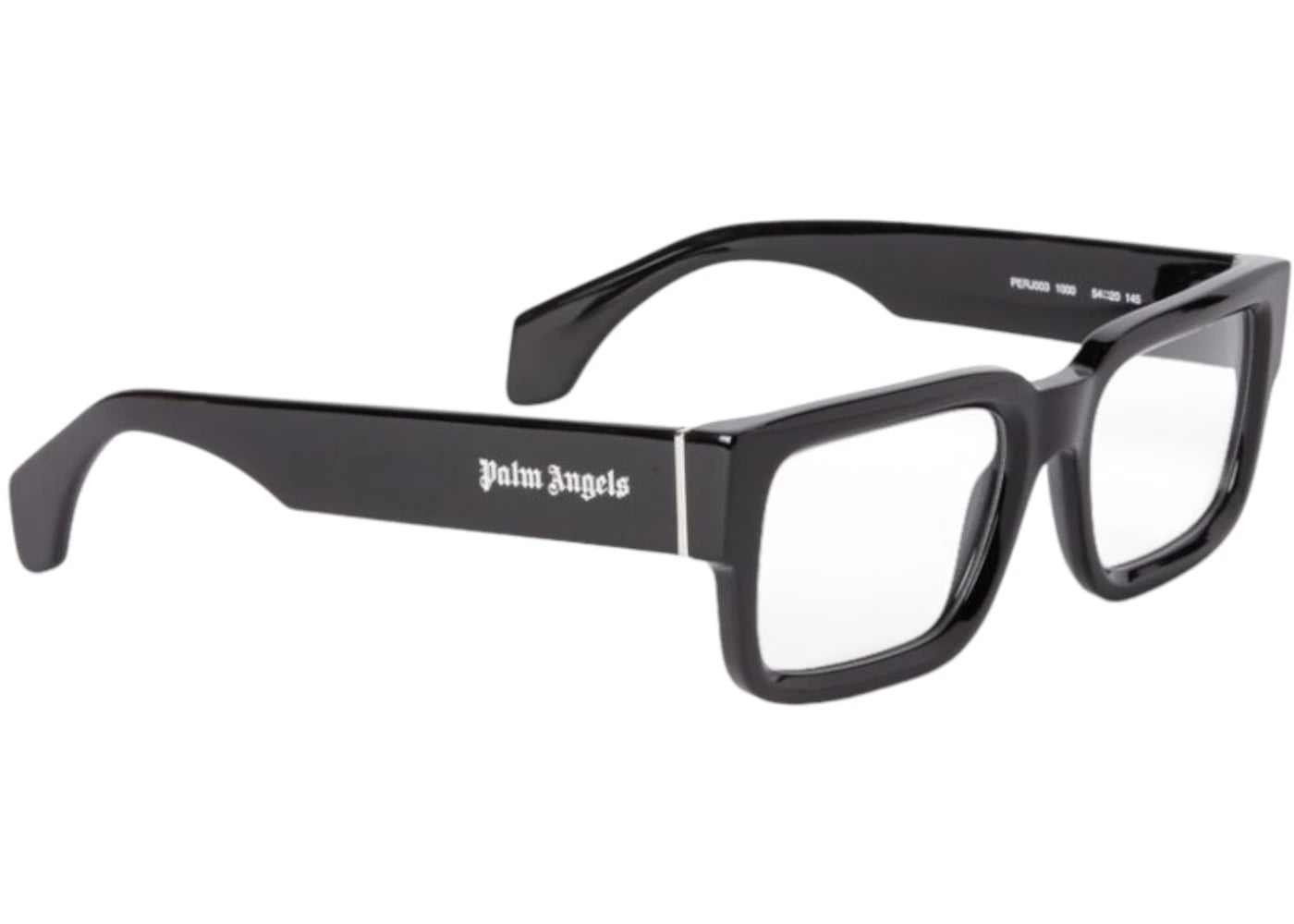 Palm Angels Style 3 Eyeglasses Black Clear Lens (PERJ003F24PLA0011000)