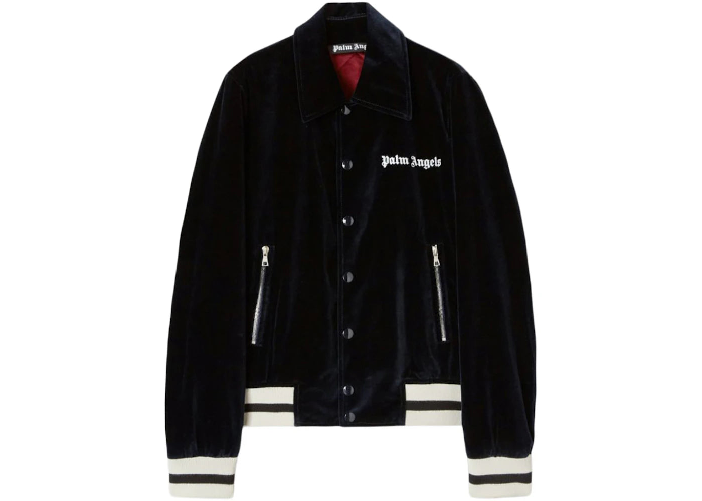 Palm Angels Sunday Baseball Jacket Indigo/Off White