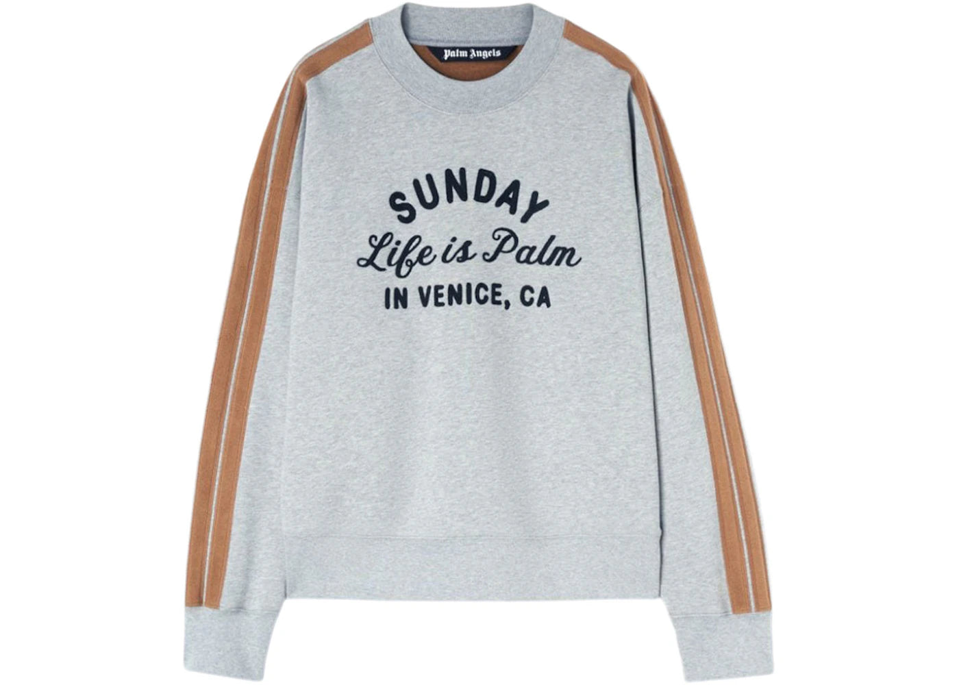 Palm Angels Sunday Sweatshirt Melange Grey/Black