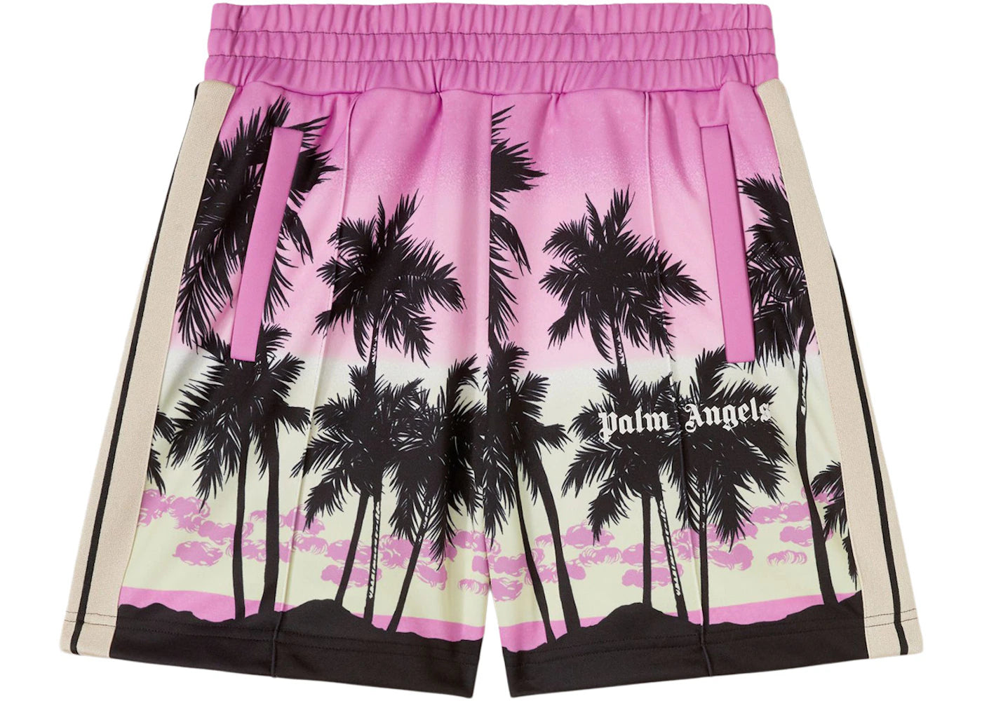 Palm Angels Sunset Track Shorts Purple/Black