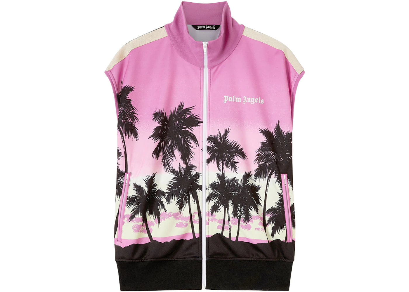 Palm Angels Sunset Track Vest Purple/Black
