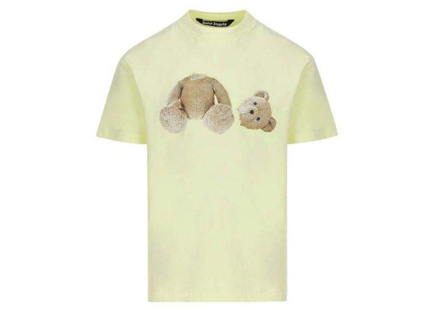 Palm Angels Teddy Bear T-shirt Fluorescent Yellow
