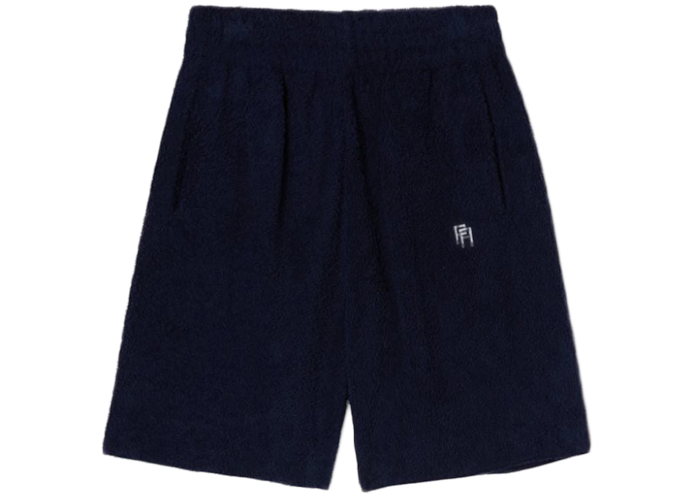 Palm Angels Terry Shorts Navy/White