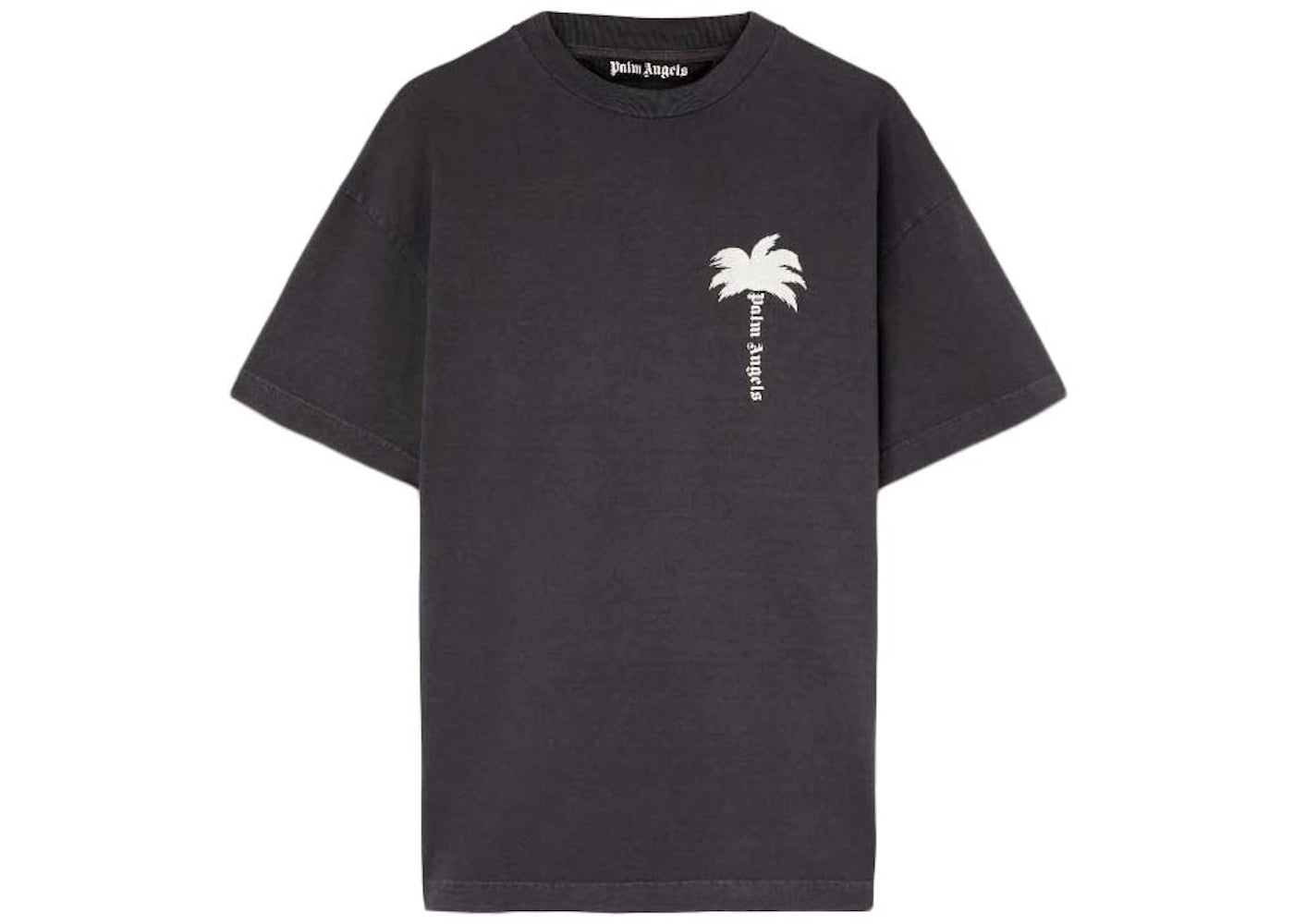 Palm Angels The Palm T-Shirt Dark Grey/Off White