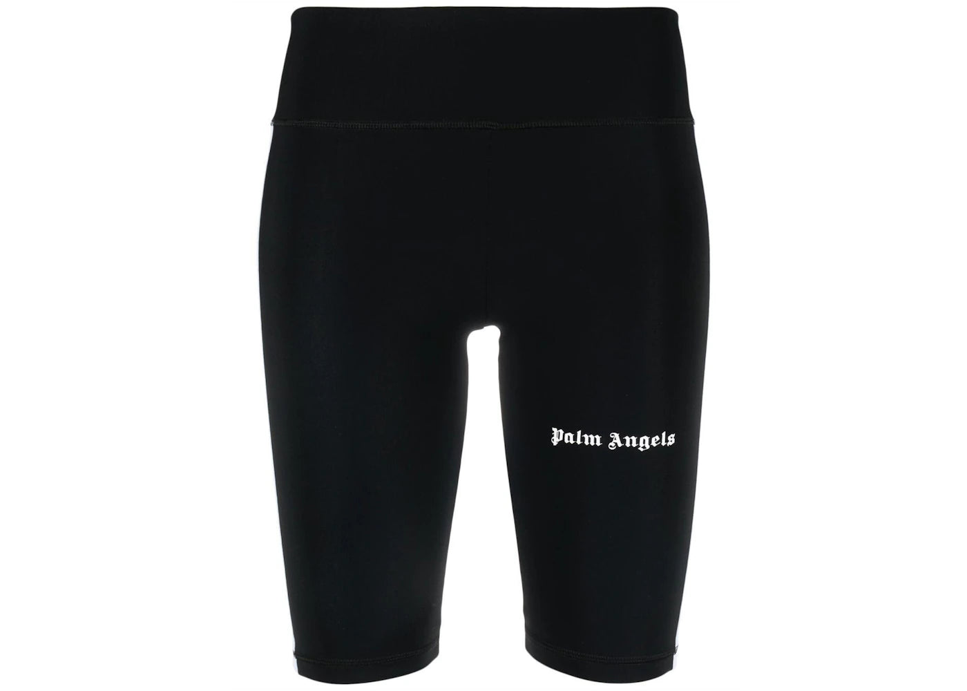 Palm Angels Training Track Cyclist Biking Shorts Black/White