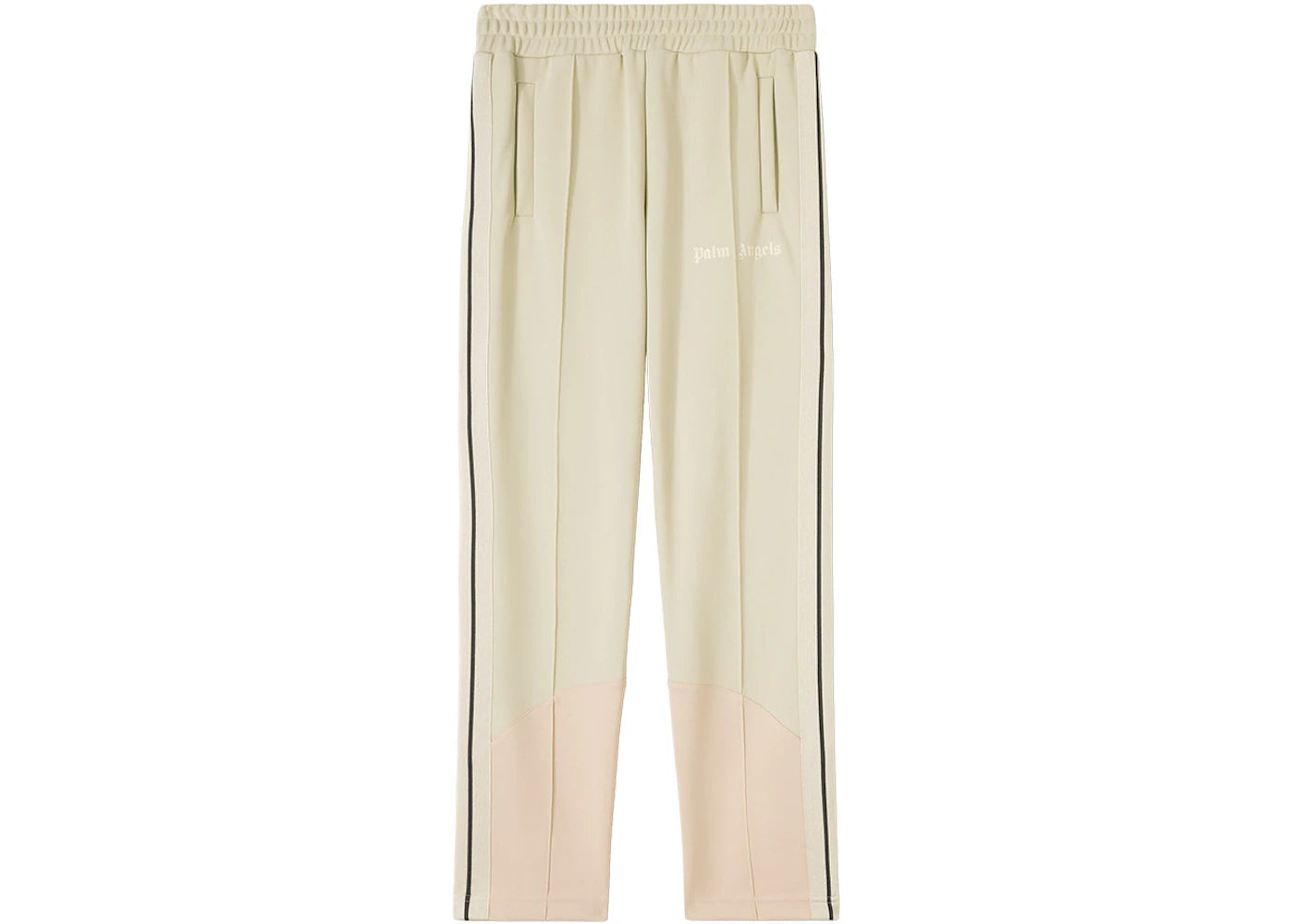 Palm Angels Two Tone Track Pants Beige/Rose Dust