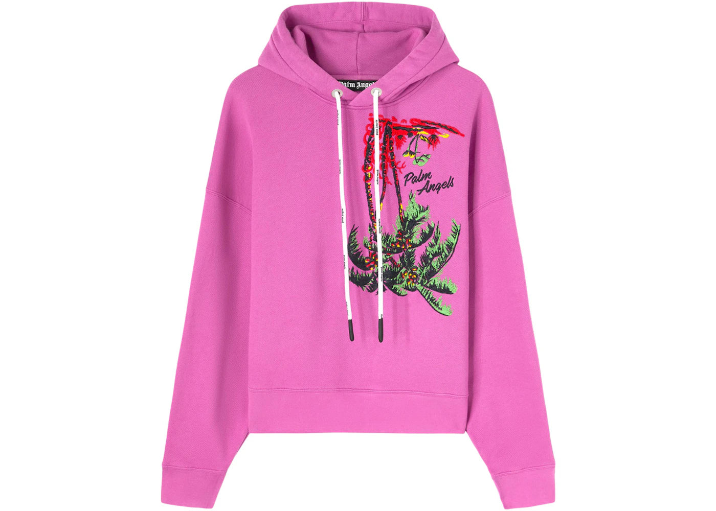 Palm Angels Upsidedown Palm Hoodie Purple/Green