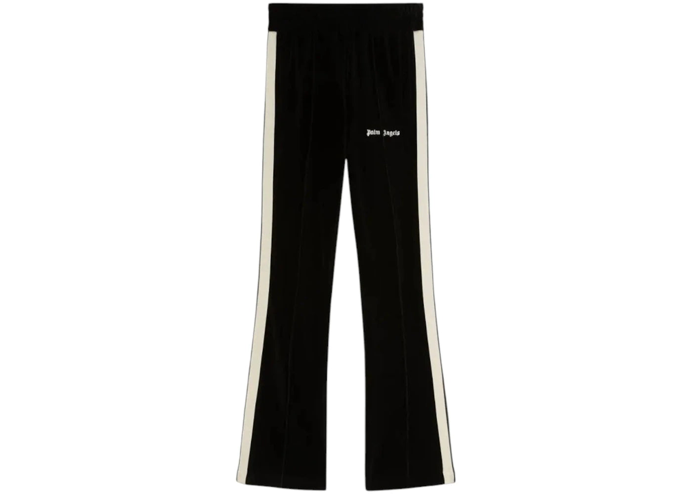 Palm Angels Velvet Flare Track Pants Black