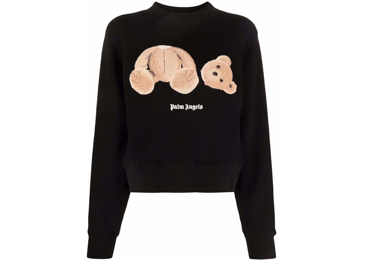 Palm Angels Women's Bear Sweashirt Black