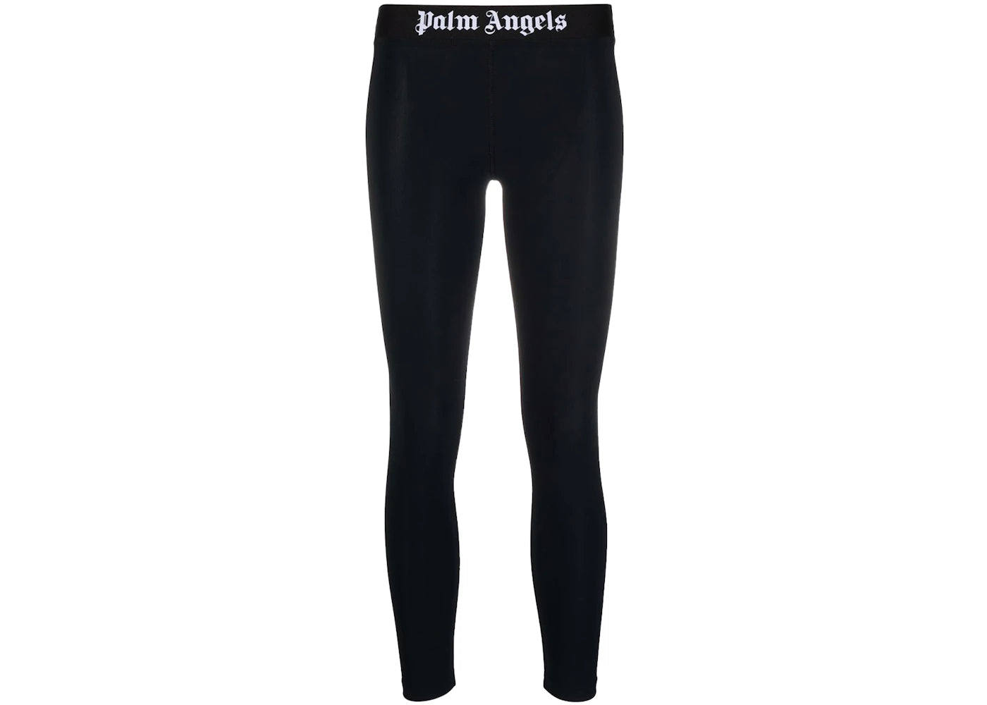 Palm Angels Womens Logo Leggings Black/White