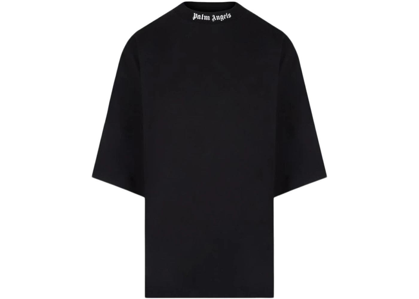 Palm Angels Women's Oversized Rear Logo Print T-Shirt Black/White