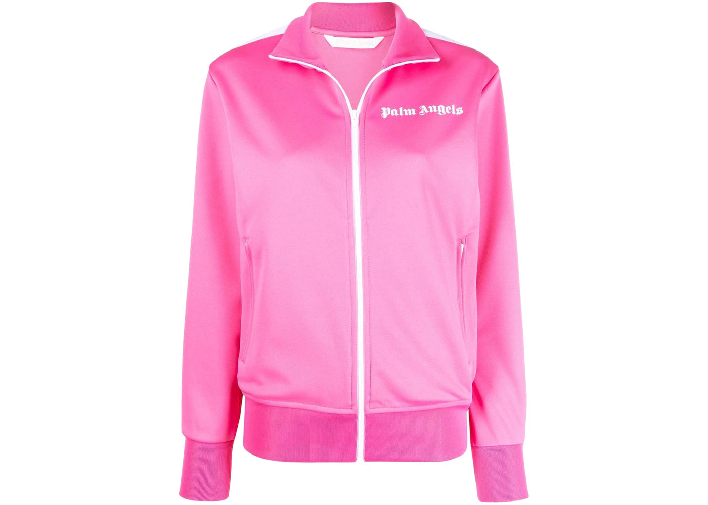 Palm Angels Womens Track Jacket Fuchsia/White