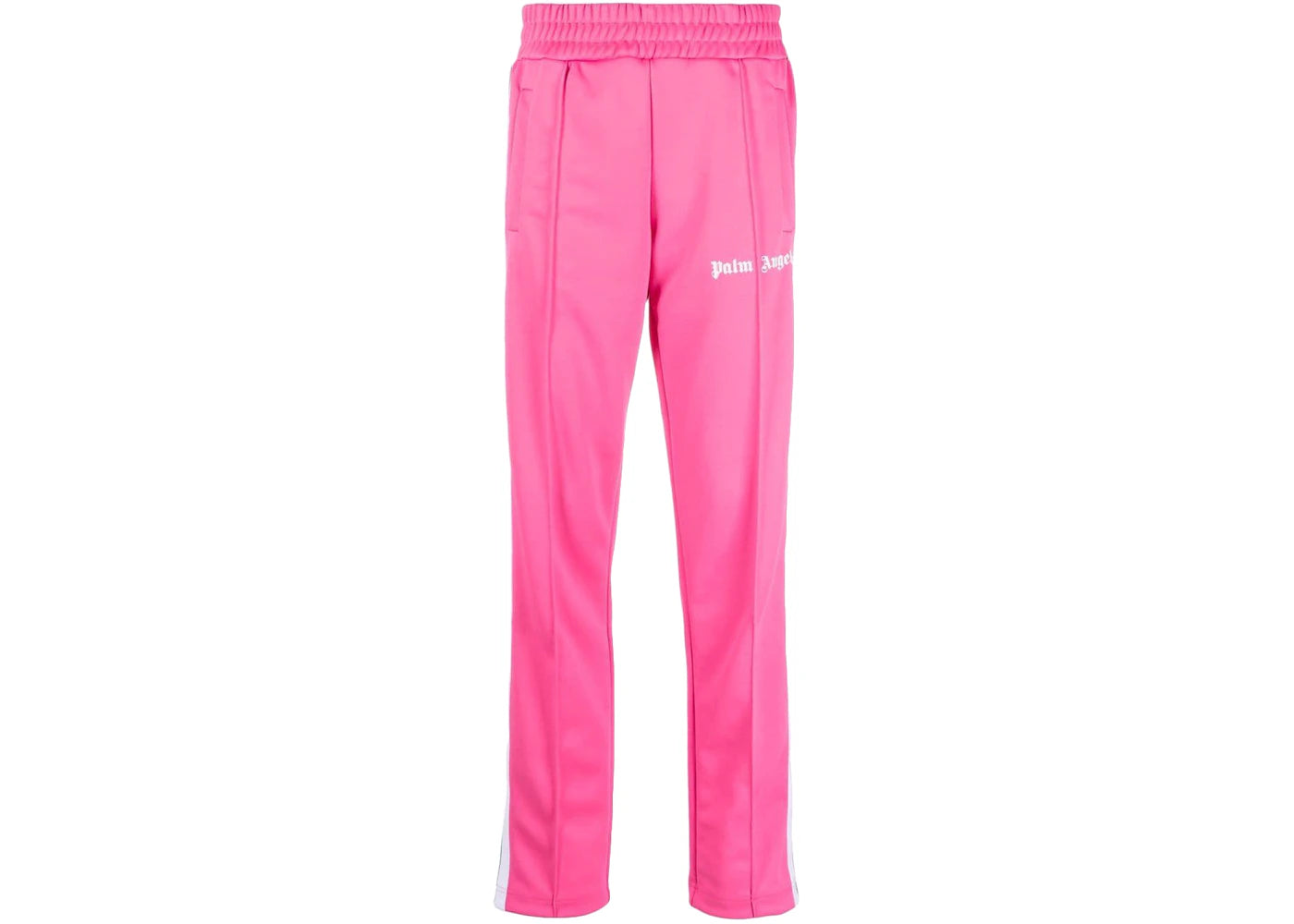 Palm Angels Womens Track Pants Fuchsia/White